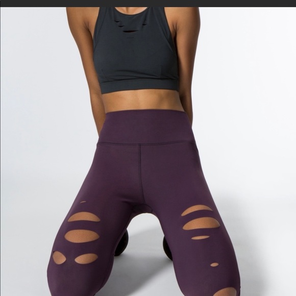 NWOT-Alo yoga warrior high waisted leggings - Picture 3 of 6